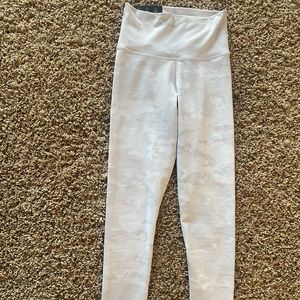 Aritzia White Camo Leggings